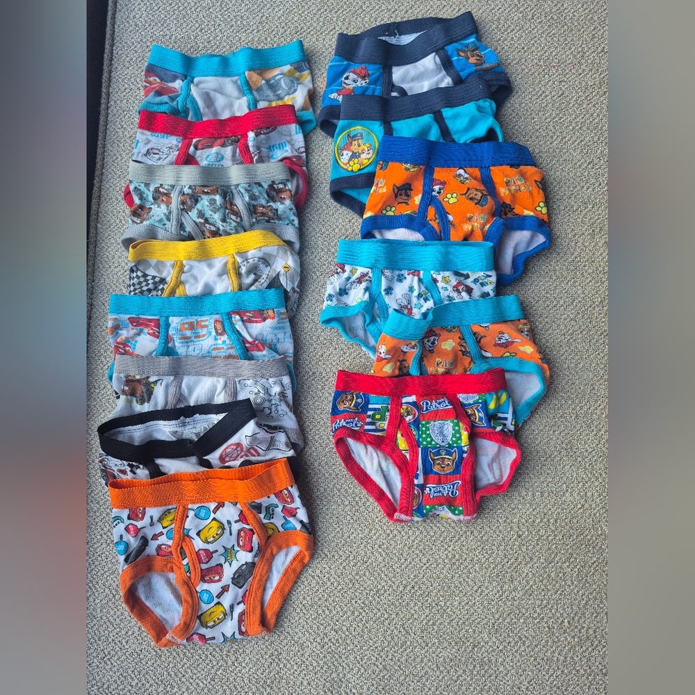 Kids Cars/Paw Patrol Underwear Set - 14 Pairs